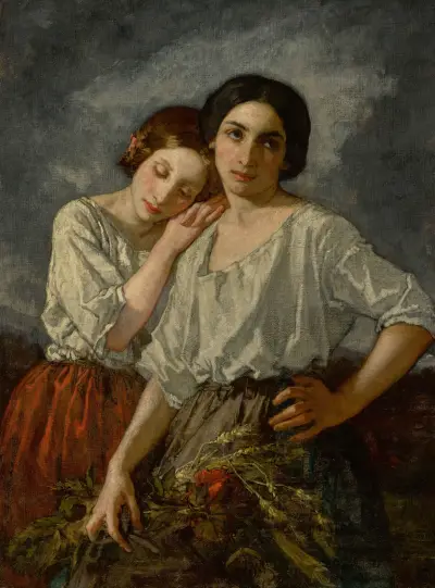 Two sisters av Thomas Couture