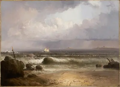 Coming Squall (Nahant Beach with a Summer Shower), Thomas Doughty
