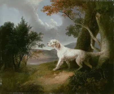 Landscape with Dog, Thomas Doughty