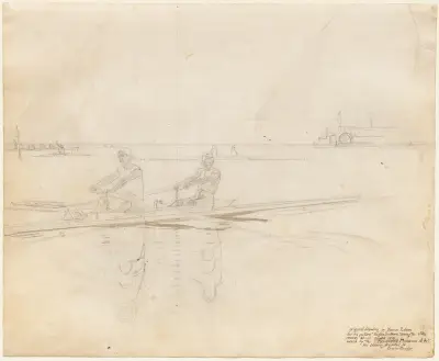 The Biglin Brothers Turning the Stake, 1873 – nr 2 av Thomas Eakins
