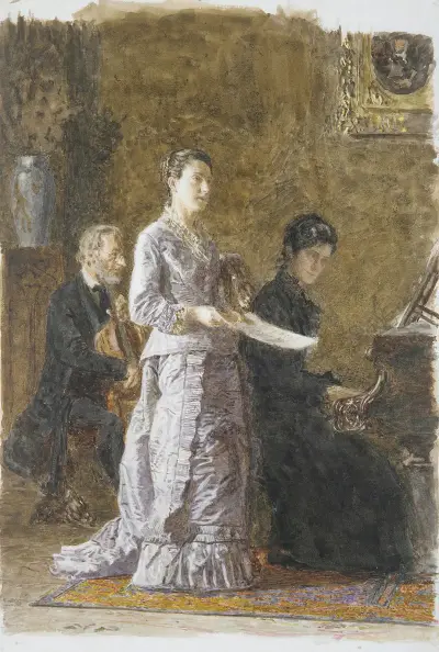 The Pathetic Song av Thomas Eakins