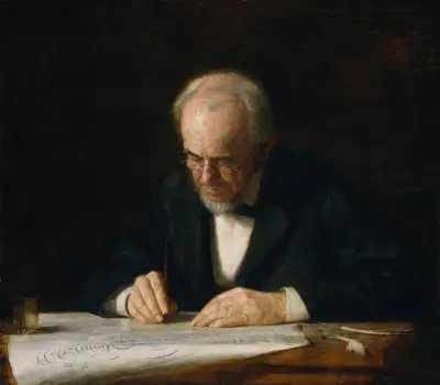 The Writing Master av Thomas Eakins