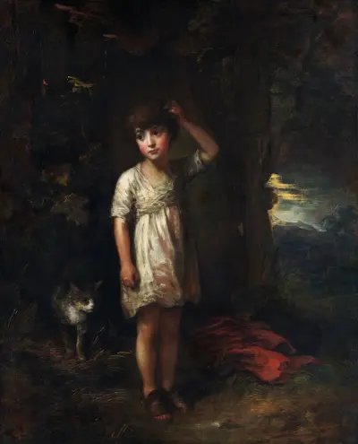 Chłopiec z kotem, poranek, Thomas Gainsborough