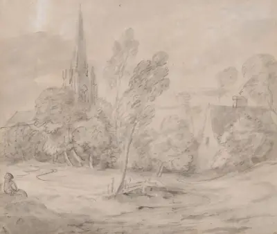 Kościół w leśnym krajobrazie, Thomas Gainsborough