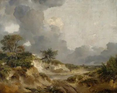 Widok w Suffolk, 1746, Thomas Gainsborough