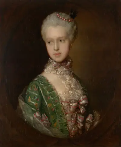 Elizabeth Wrottesley, později vévodkyně z Graftonu, Thomas Gainsborough