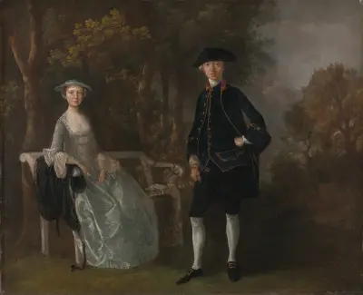 Lady Lloyd i jej syn Richard Savage Lloyd z Hintlesham Hall w Suffolk, Thomas Gainsborough