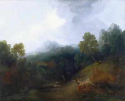 Krajina se stádem ovcí, Thomas Gainsborough