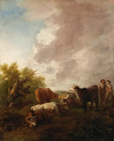 Krajobraz bydłem, 1767, Thomas Gainsborough