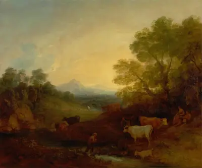 Krajina s dobytkem – Nr. 1, Thomas Gainsborough