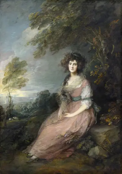 Portret pani Richard Brinsley Sheridan, Thomas Gainsborough