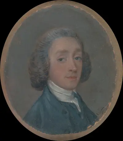 Portret młodego mężczyzny z upudrowanymi włosami, Thomas Gainsborough