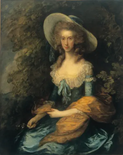 Portret panny Evans, Thomas Gainsborough