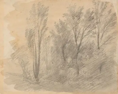 Studie stromů, Thomas Gainsborough
