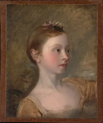 Malířova dcera Mary, Thomas Gainsborough