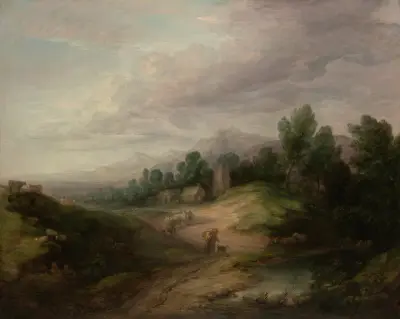 Zalesněná vrchovina, Thomas Gainsborough