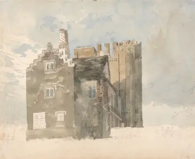 Layer Marney Hall, Essex av Thomas Girtin