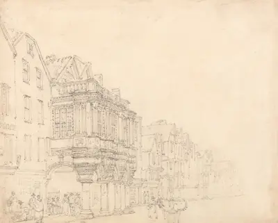 The Guildhall, Exeter av Thomas Girtin