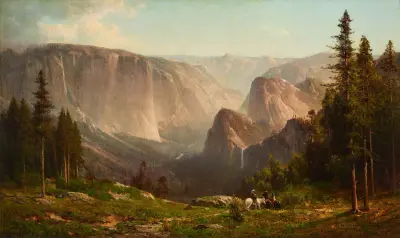 Yosemite, 1871 av Thomas Hill