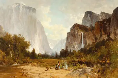 Yosemite Valley, 1880 av Thomas Hill