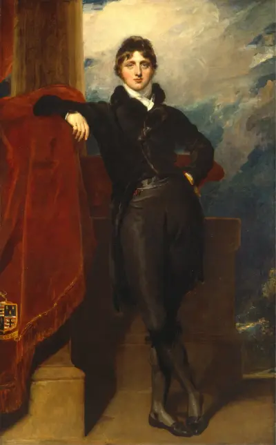 Lord Granville Leveson-Gower, Later 1st Earl Granville av Sir Thomas Lawrence