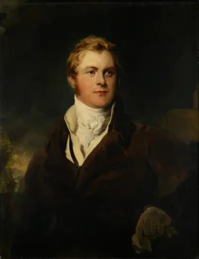 Portrait of Frederick John Robinson, First Earl of Ripon av Sir Thomas Lawrence