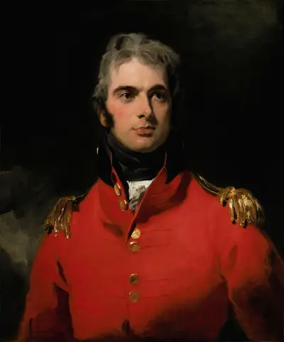 Portrait of Lieutenant-General Sir Herbert Taylor av Sir Thomas Lawrence