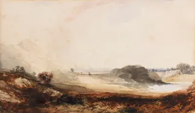 Alpine Landscape av Thomas Moran