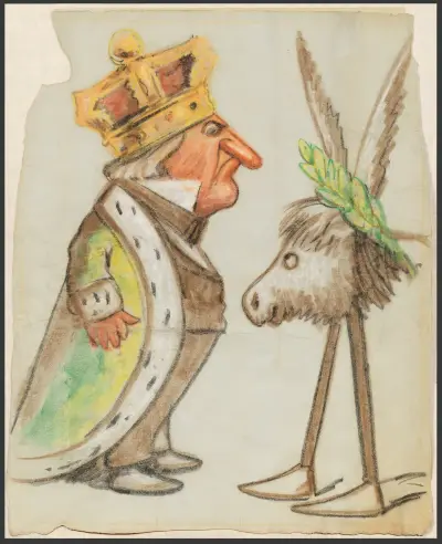 Andrew Johnson von Thomas Nast