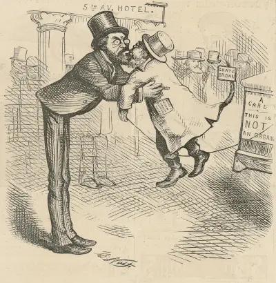 Anything to beat Grant!. av Thomas Nast