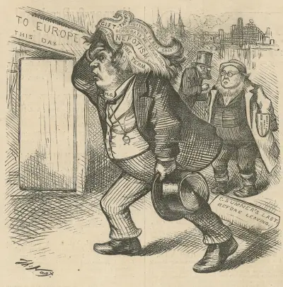 Good-bye! My poor brain demands rest av Thomas Nast
