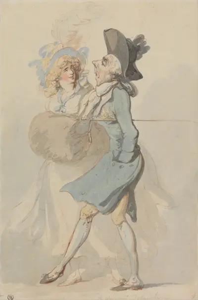 A Worn Out Debauchée, Thomas Rowlandson