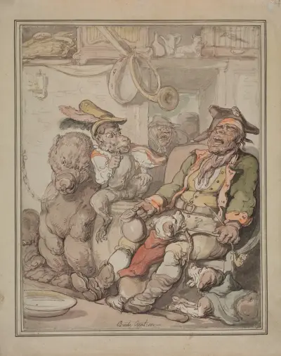 Comparative Anatomy Study, Thomas Rowlandson