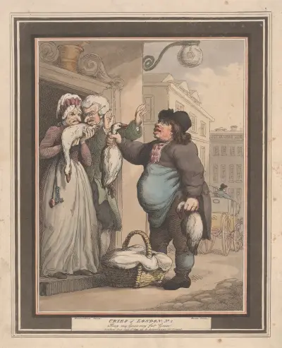 No.2; Buy my Goose, my fat Goose, Thomas Rowlandson