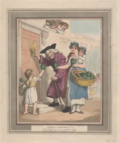 No.5; Come Buy My Watercresses, Thomas Rowlandson