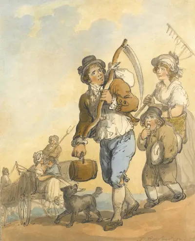 The Haymaker, Thomas Rowlandson