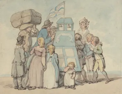 The Peep Show, Thomas Rowlandson