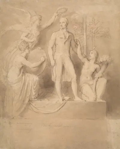 A Study for the Wellington Monument av Thomas Stothard