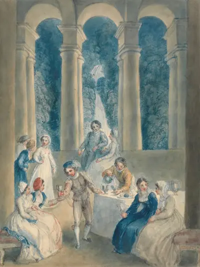 The Tenth Day of the Decameron av Thomas Stothard