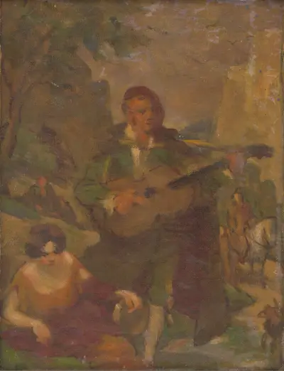 Gitarrist von Milan Thomka Mitrovský