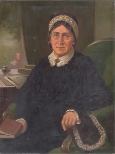 Porträt von E. M. Šoltésová von Milan Thomka Mitrovský