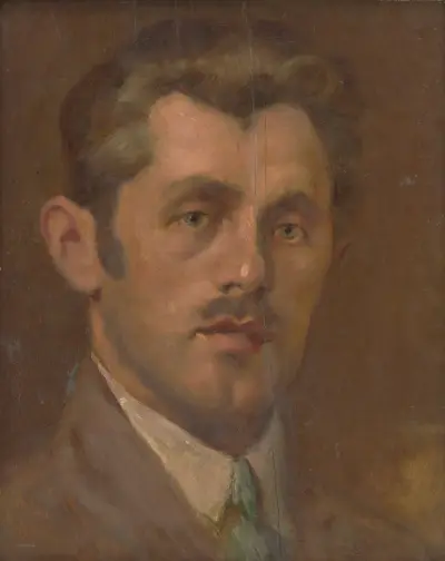 Porträt von P. Trunkát von Milan Thomka Mitrovský