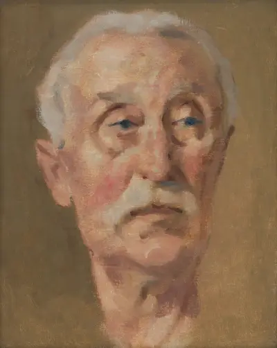 Porträt des Vaters des Künstlers, 1914 von Milan Thomka Mitrovský