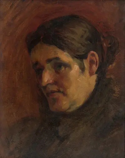 Porträt der Mutter des Künstlers von Milan Thomka Mitrovský