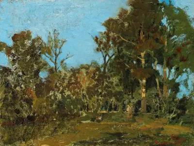 Prater Landscape av Tina Blau