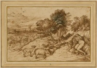 Pastoral Scene av Titian