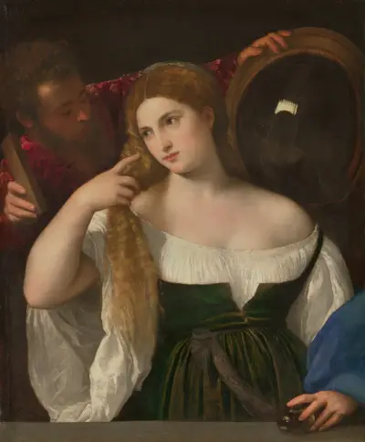 Portrait d’une Femme à sa Toilette av Titian