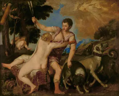 Venus and Adonis av Titian