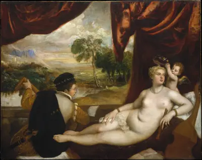 Venus and The Lute Player av Titian