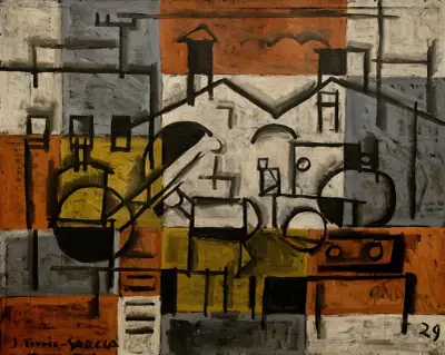 Obraz konstrukcyjny, 1929 – Nr. 3, Joaquín Torres-García